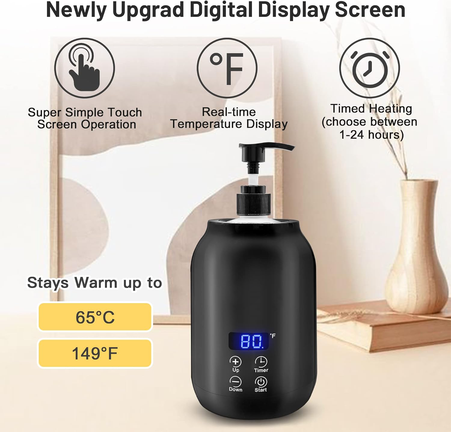 Tragbares elektrisches Warmöl-Massagegerät – Schnellheizendes Spa- und Salon-Therapiegerät