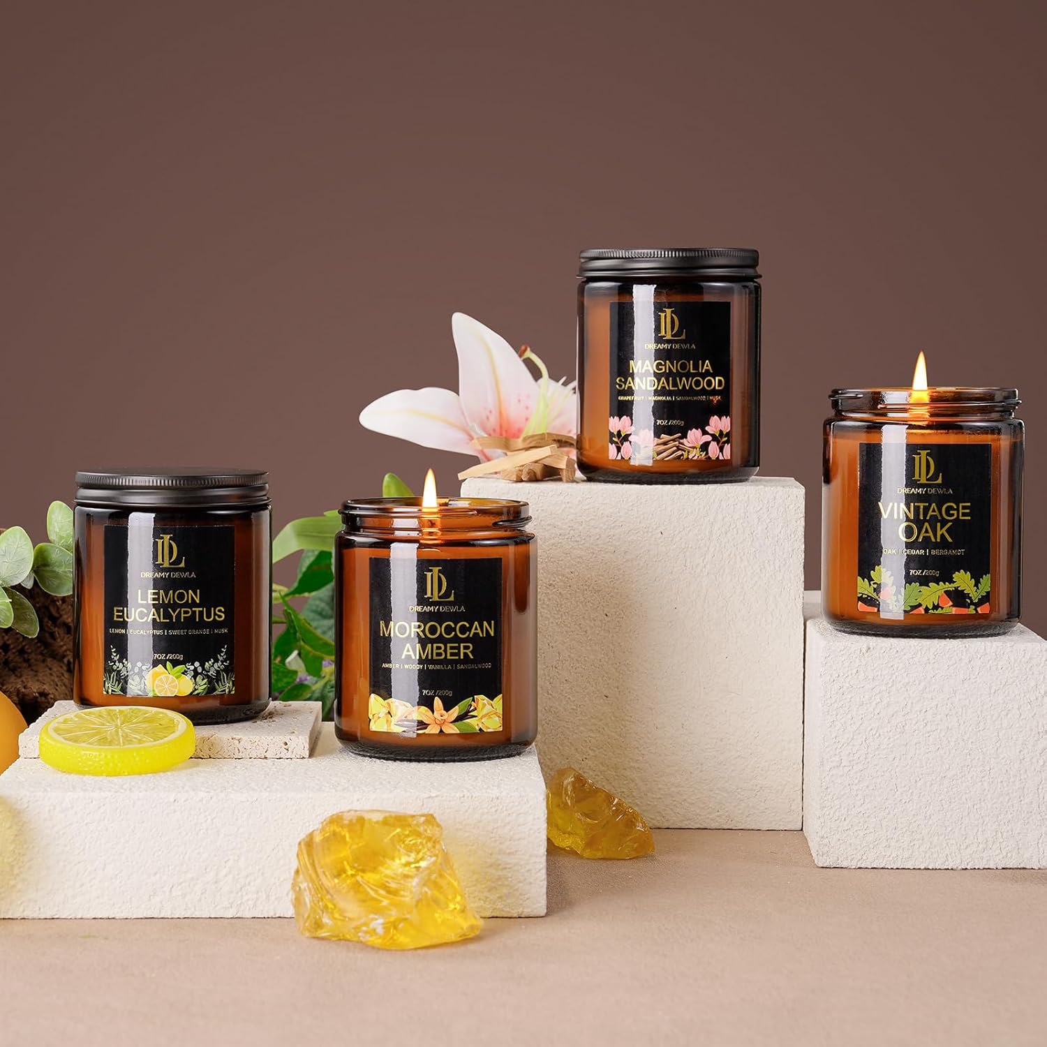 Kanelskördeljus – 50 timmars sojaljus för Thanksgiving och heminredning