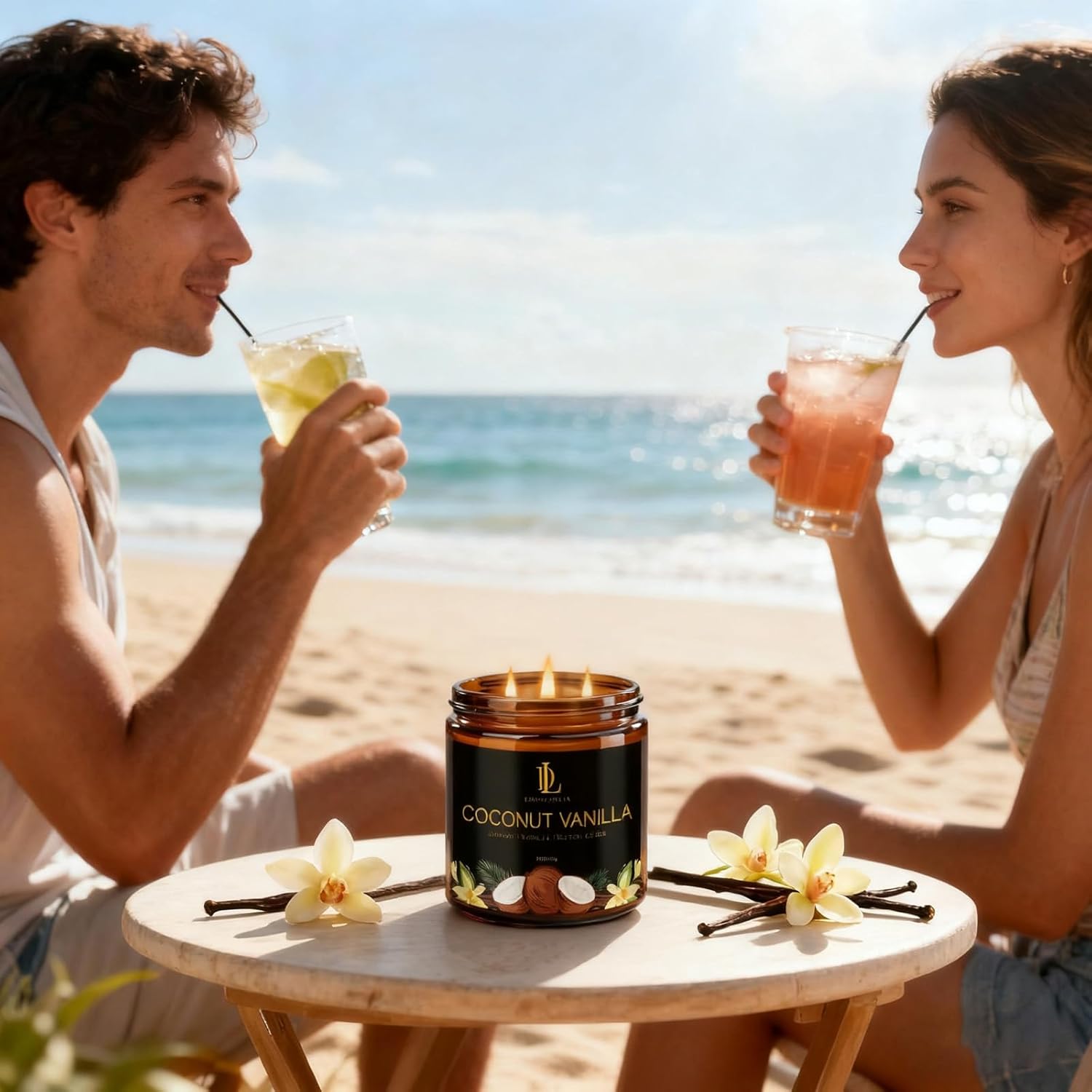 Kanelskördeljus – 50 timmars sojaljus för Thanksgiving och heminredning