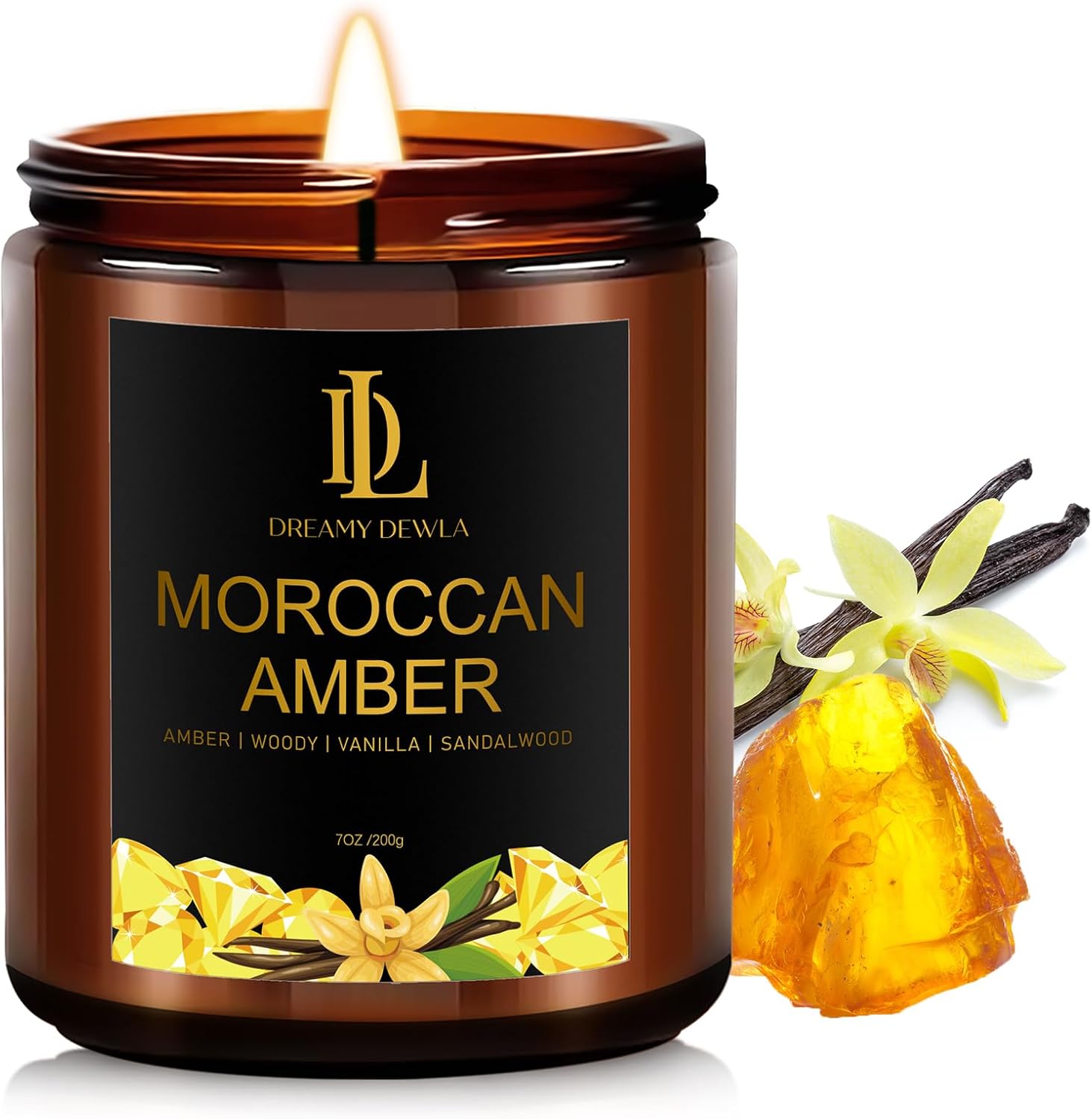 Kanelskördeljus – 50 timmars sojaljus för Thanksgiving och heminredning