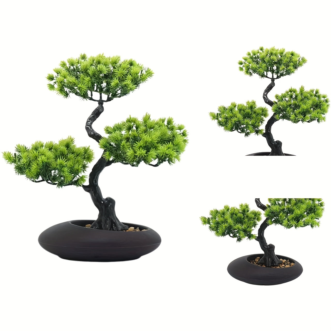 UV-resistenta konstgjorda tall- och bonsaiväxter – Lush Faux Greenery