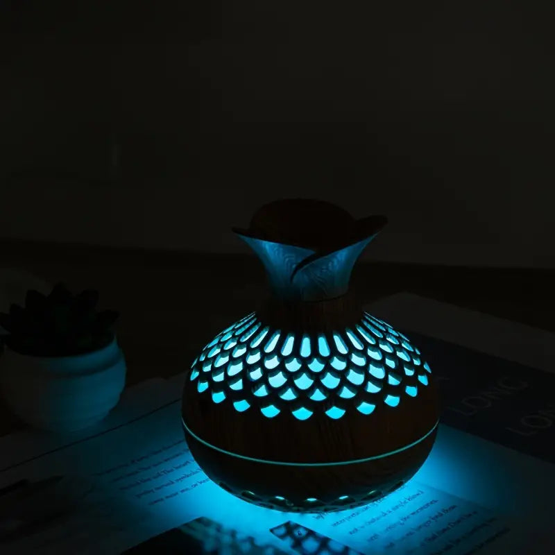 Ultraljudsdiffusor för eteriska oljor – Elegant design för lugnande aromaterapi i hemmet
