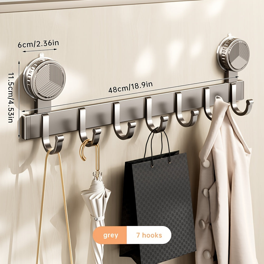 Stark sugkrok för dörren – Mångsidig förvaring för handdukar, rockar och accessoarer