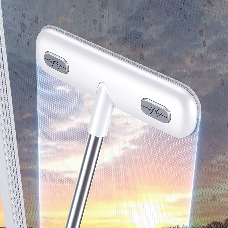 Utdragbar mikrofiberfönster- och skärmrengöring – Teleskopisk dammborste för ränderfri glans