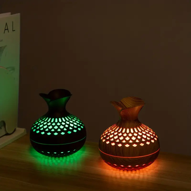 Ultraljudsdiffusor för eteriska oljor – Elegant design för lugnande aromaterapi i hemmet