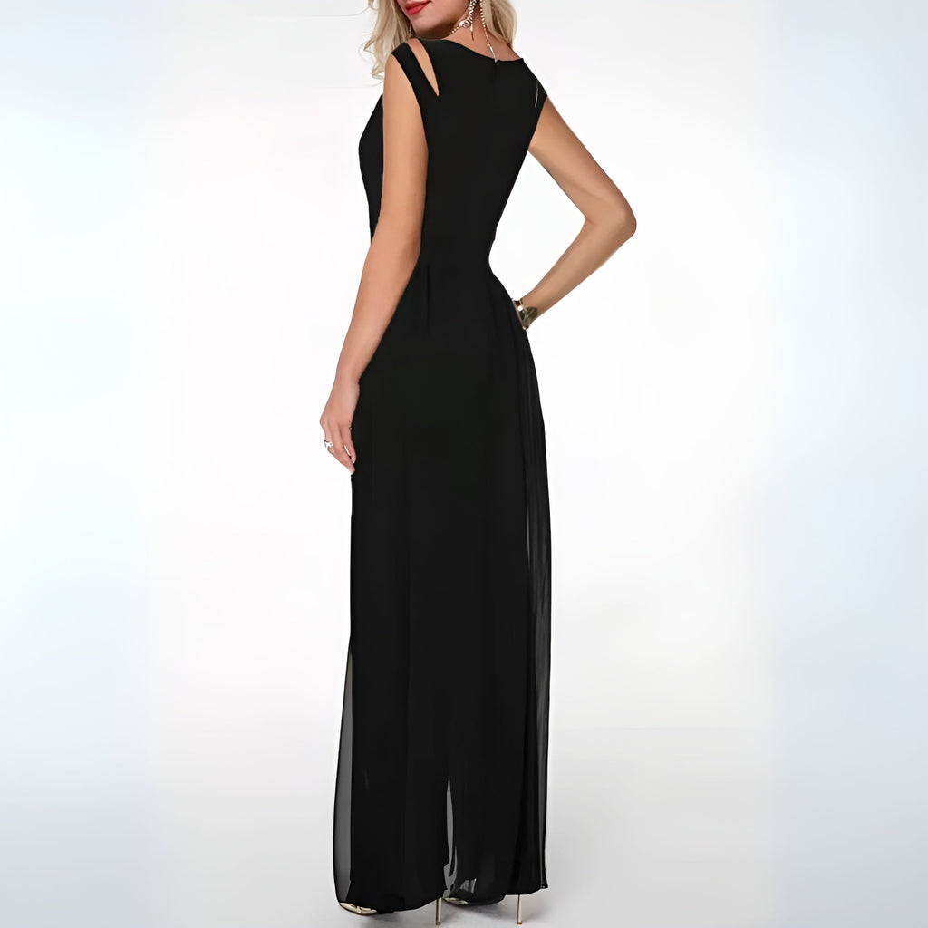 Ärmlös jumpsuit för kvinnor
