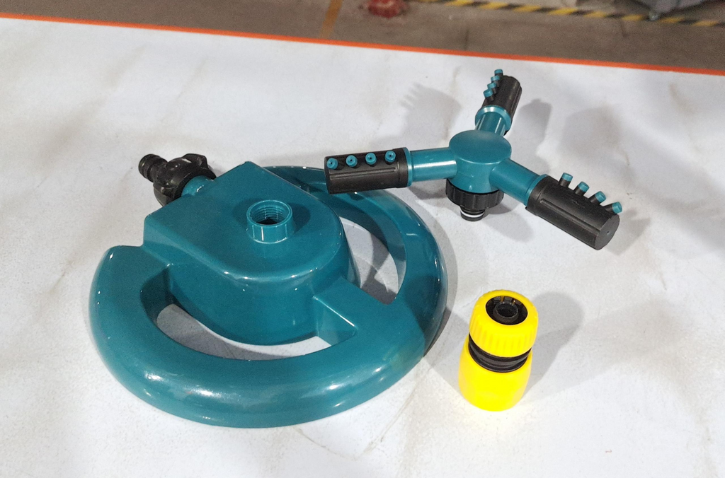 360° roterande gräsmattaspridare – justerbar trädgårdsbevattning för jämn vattning