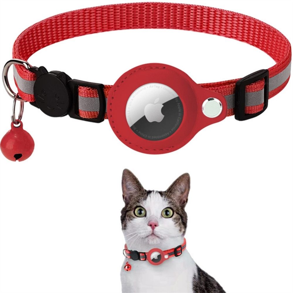 Reflekterande halsband för katt – justerbar säkerhetsrem för synlighet och komfort i mörker