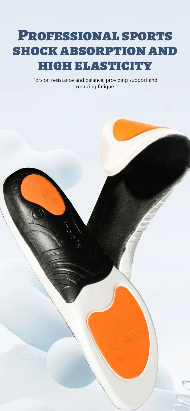 Premium kuddstödsinlägg – Stötdämpande komfortinlägg för män och kvinnor vardagsbruk