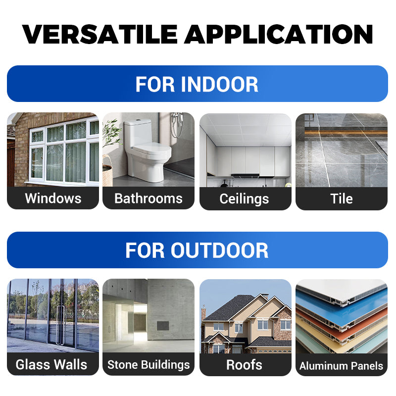 Premium vattentät silikonfogmassa – flexibel och hållbar för inomhus- och utomhusprojekt
