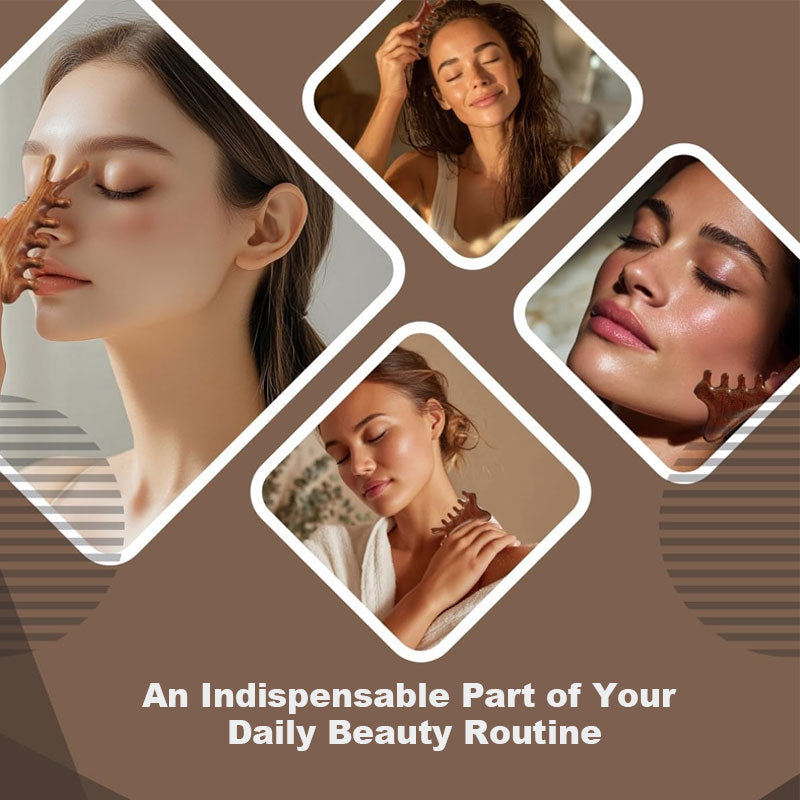 Hårborste för utredning av tovor - 4-i-1 hårbottenmassage och stylingkam