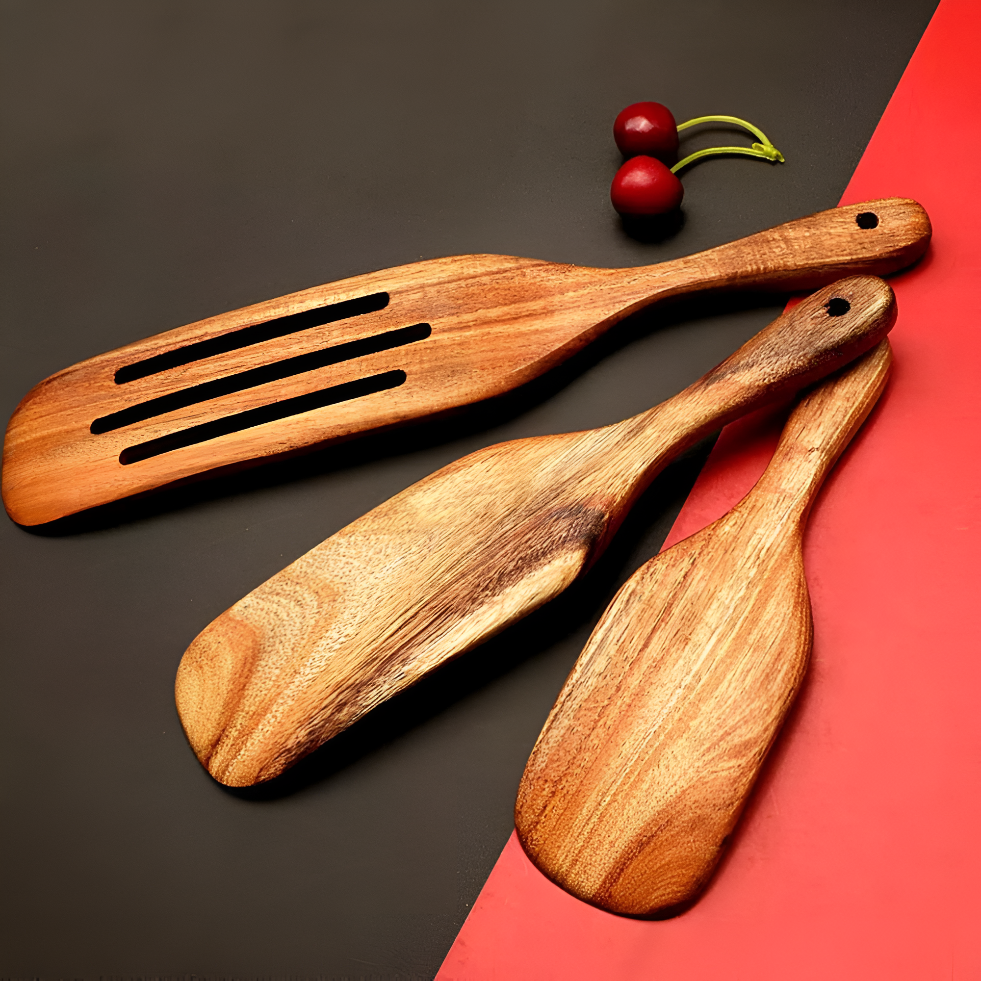 WoodCraft Skrapfri spatelset – hållbara, miljövänliga köksredskap