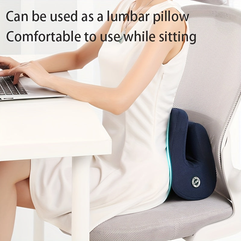 Ergonomisches Bürostuhlkissen-Set – Stützende Kopfstütze & Sitzpolster