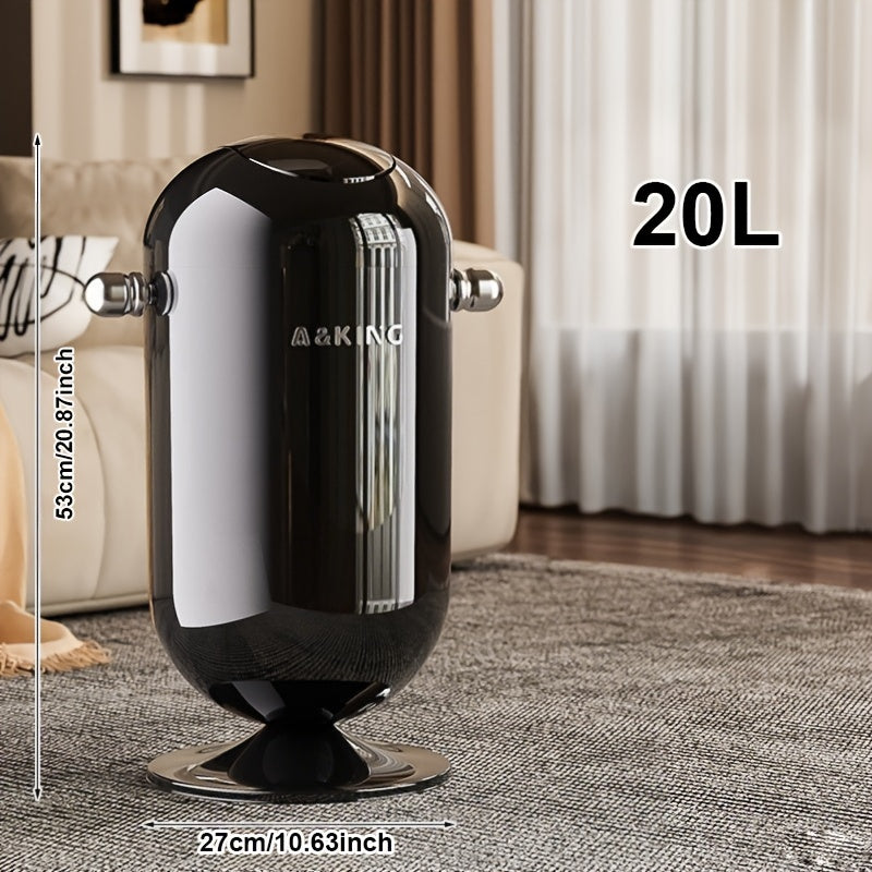 Rullande soptunna med lock – Stor sop- och förvaringsbehållare på hjul