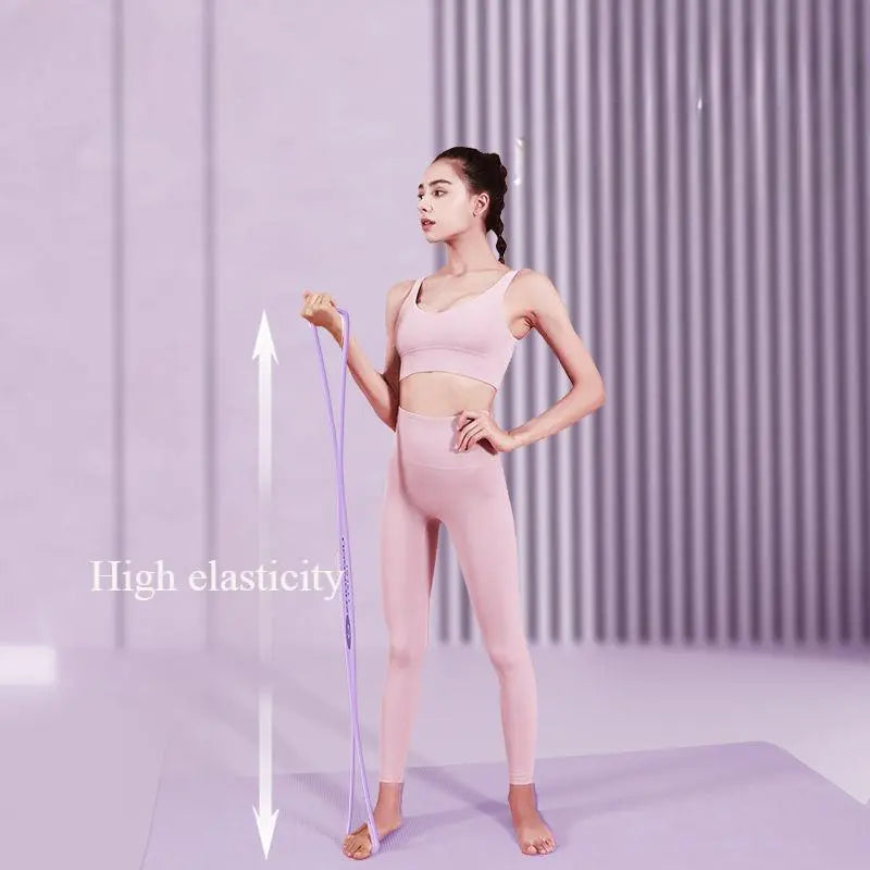 Elastiskt motståndsband - Figur 8-band för flexibilitets- och styrkeövningar