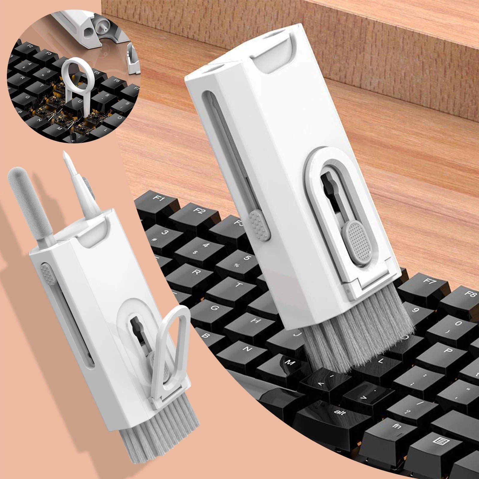 8 i 1 tangentbordsrengöringsset