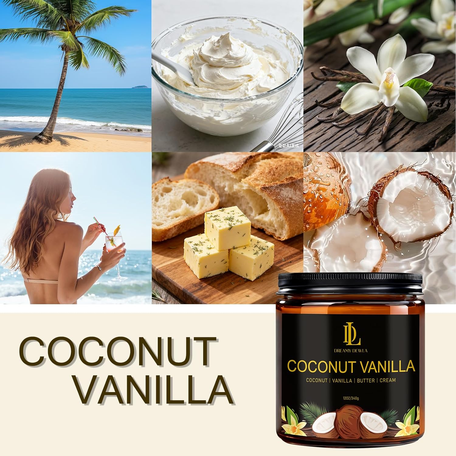 Kanelskördeljus – 50 timmars sojaljus för Thanksgiving och heminredning