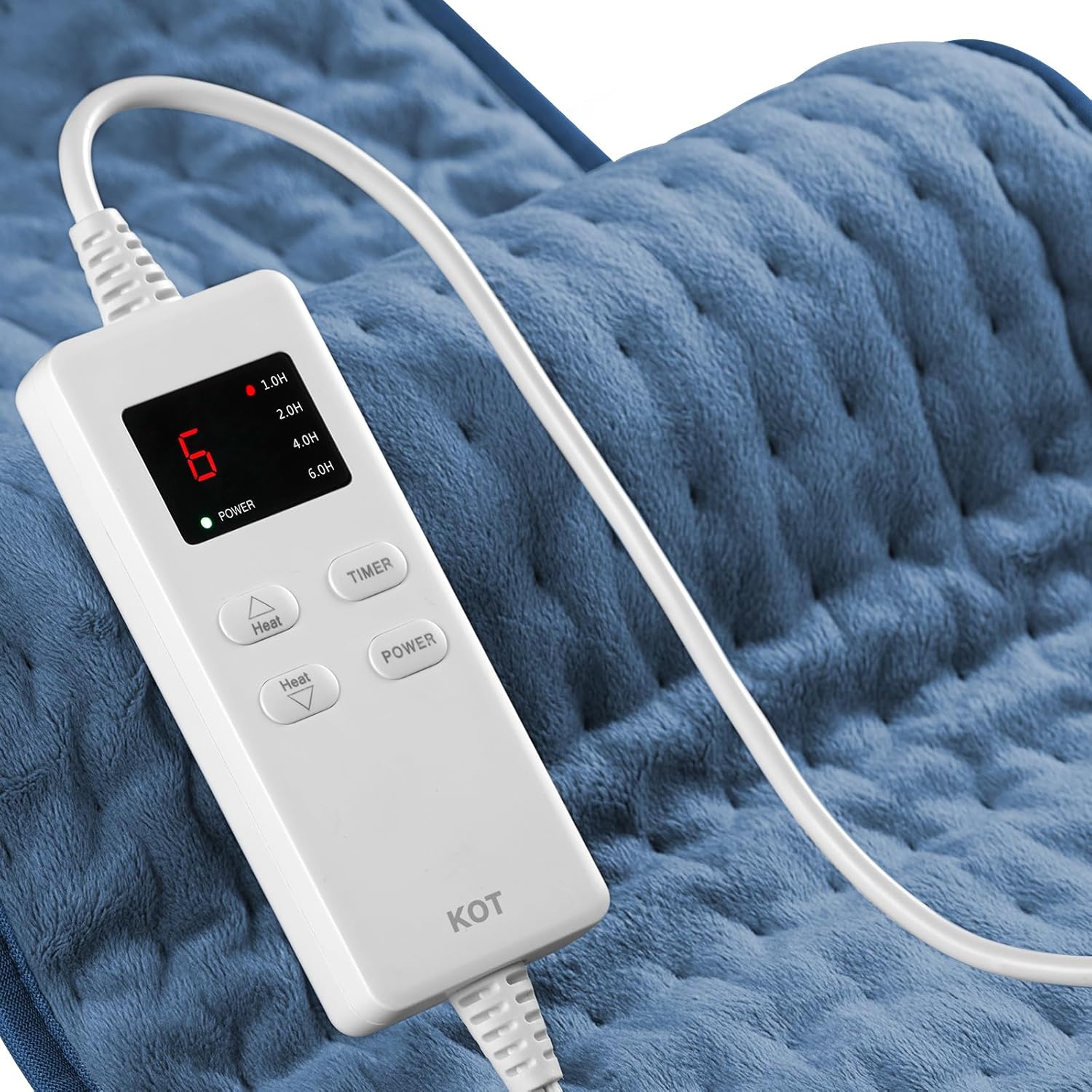 Justerbar elektrisk värmedyna för ryggen - Lugnande värme och snabb komfortlindring