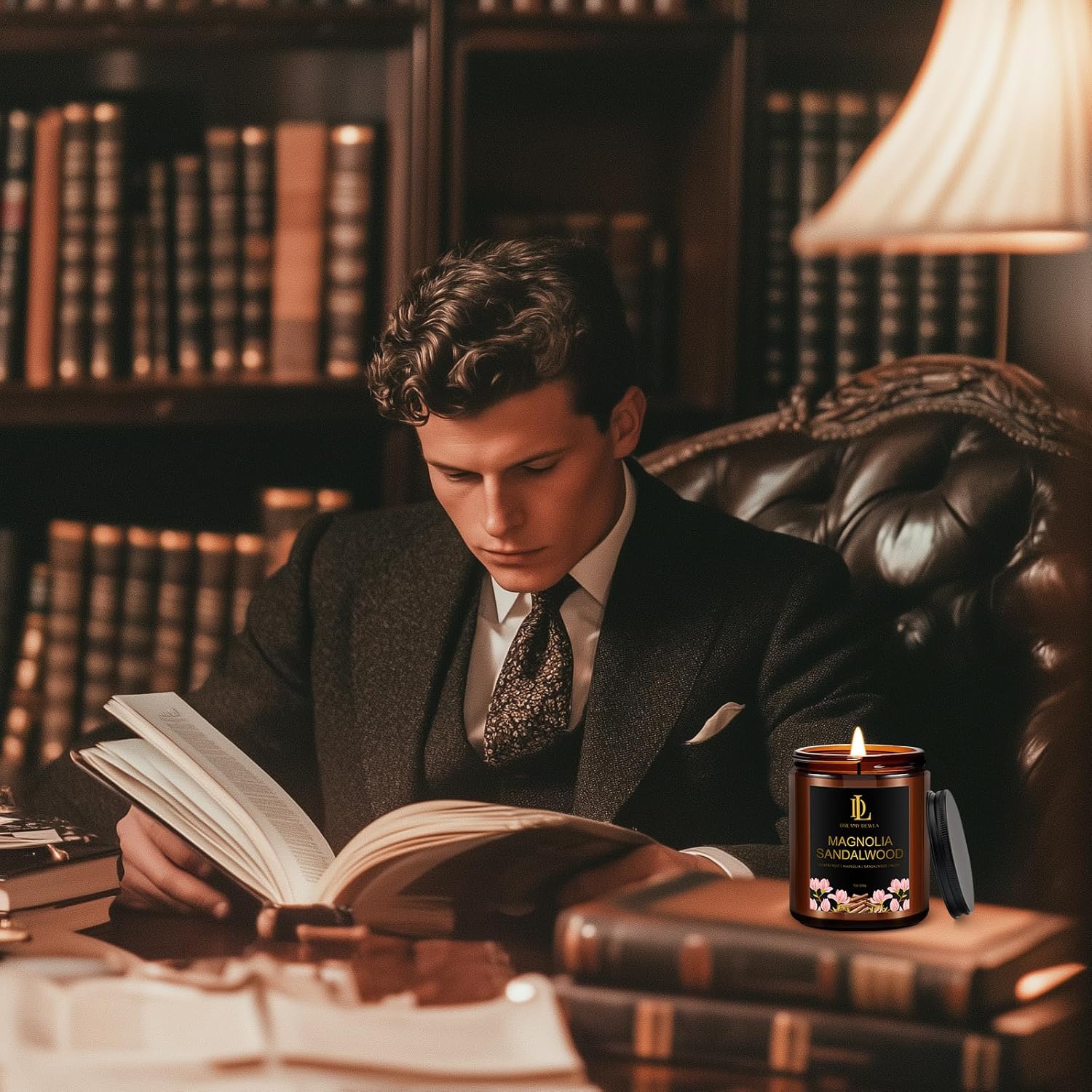 Kanelskördeljus – 50 timmars sojaljus för Thanksgiving och heminredning