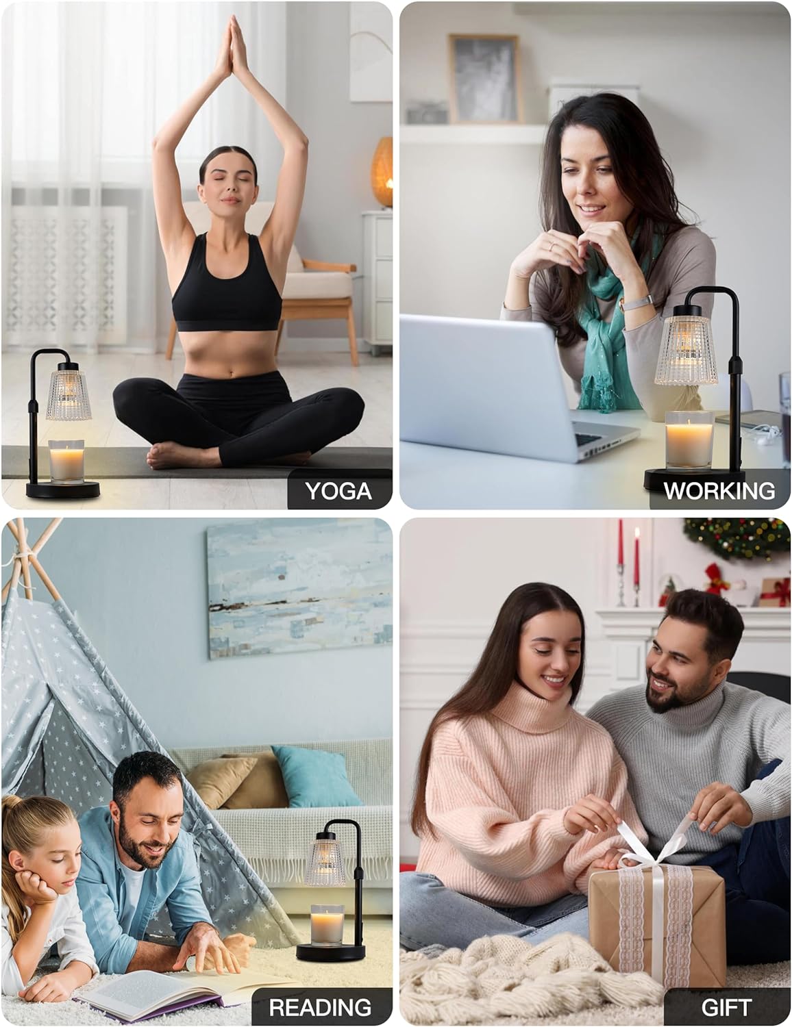 Justerbar ljusvärmare - Dimbar LED-lampa med elegant design