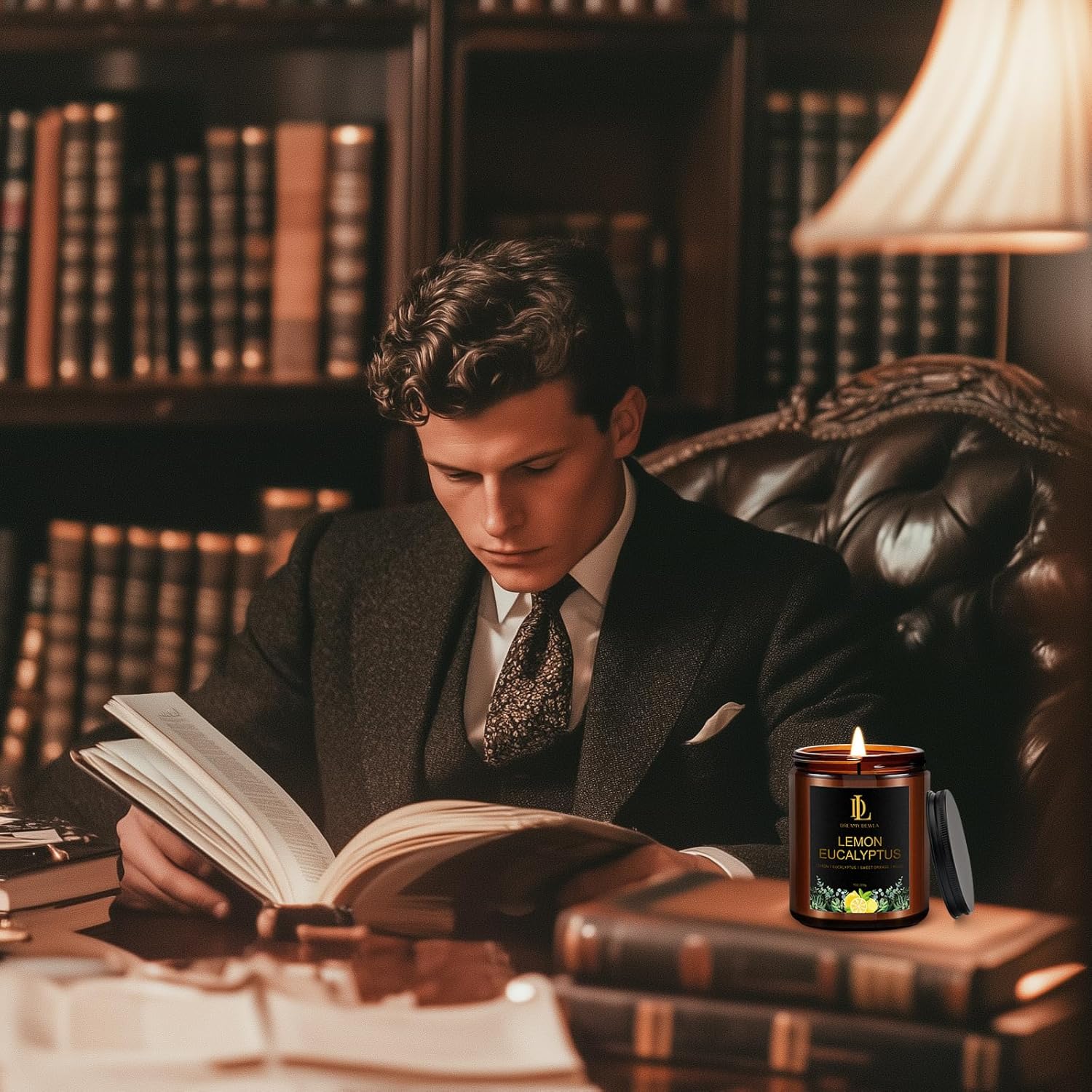 Kanelskördeljus – 50 timmars sojaljus för Thanksgiving och heminredning