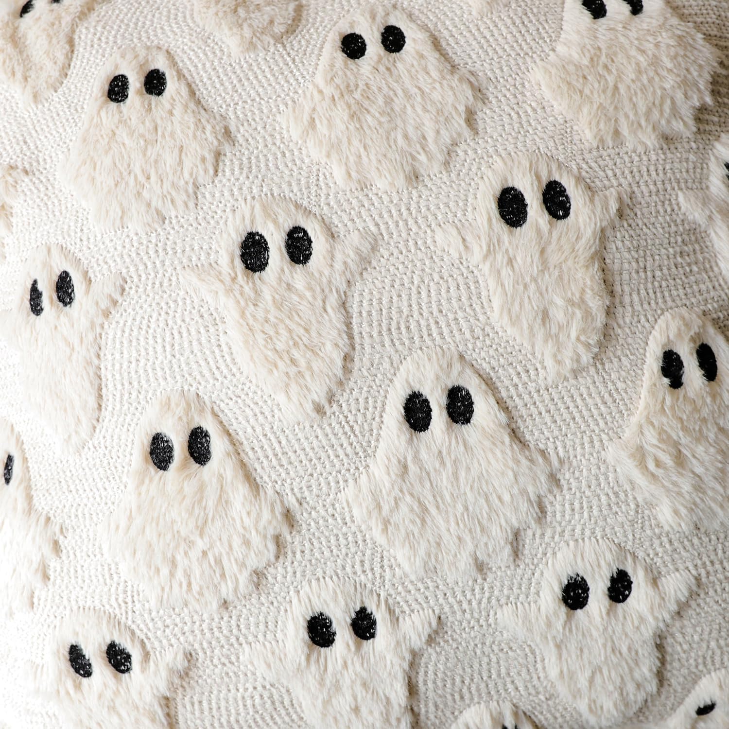 2 st kusliga Halloween-örngott – Bedårande spökdekor för soffa och vardagsrum