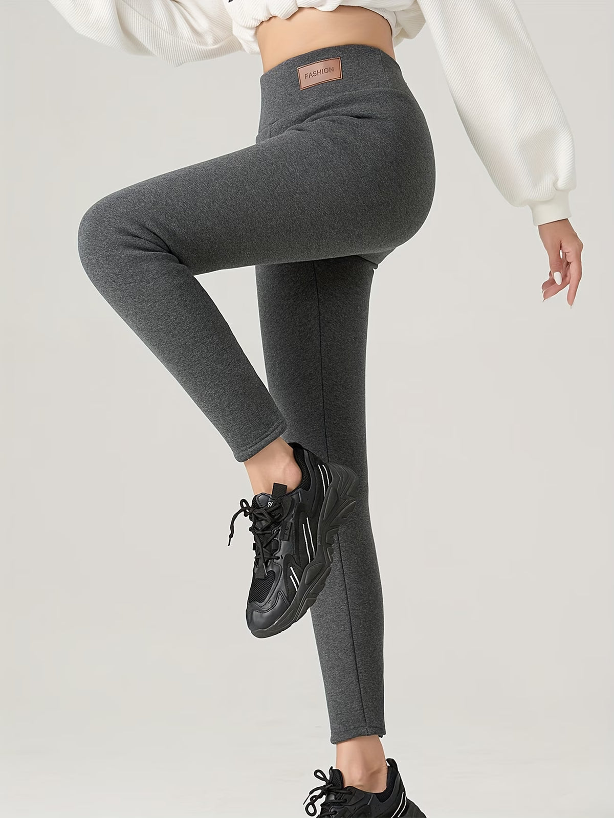 Cerys | Tjocka leggings med fleecefoder – mysiga vinter- och värmeplagg