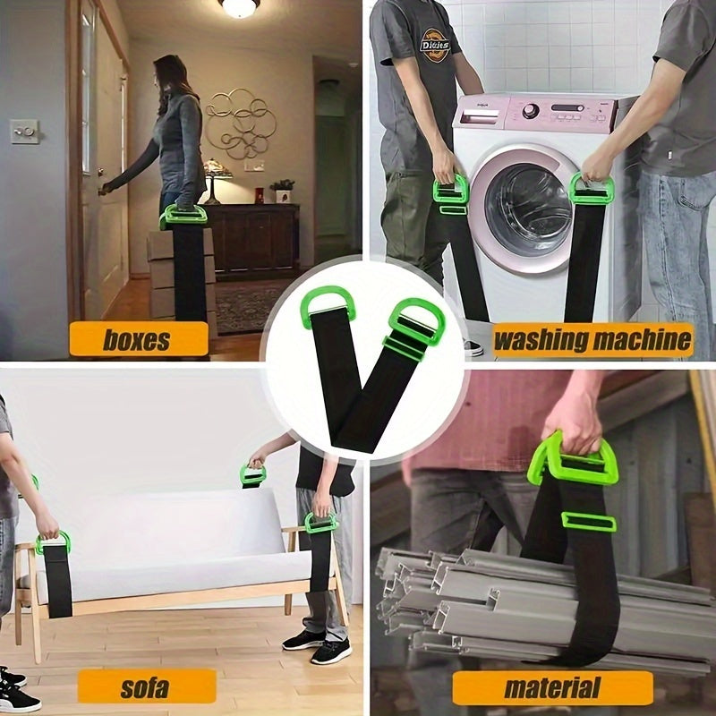 Justerbara lyftremmar för möbler – Kraftig flyttsele för apparater och stora föremål