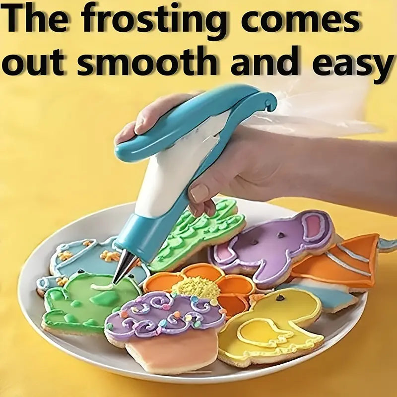 Professionellt tårtspritsningsset - Lättanvända dekorationsverktyg för kreativ bakning