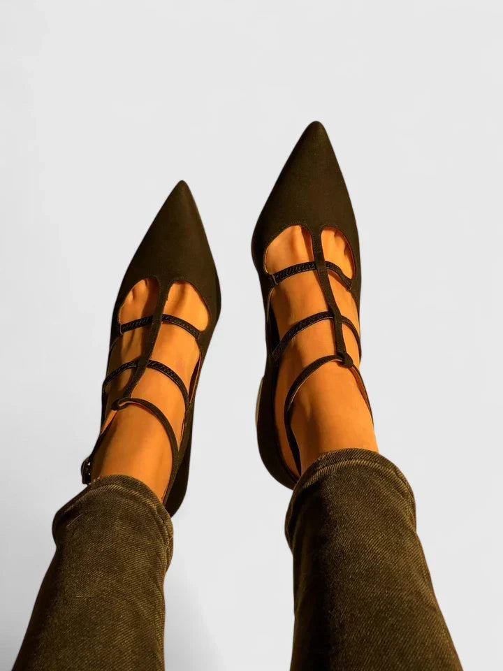 Stödjande Kitten Heel-skor för kvinnor – Snygga lågklackade pumps för vardaglig elegans