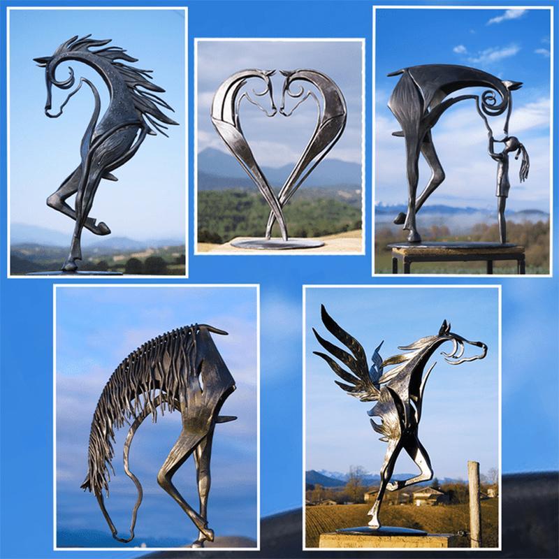 GallopGrace – Modern hästskulptur i harts