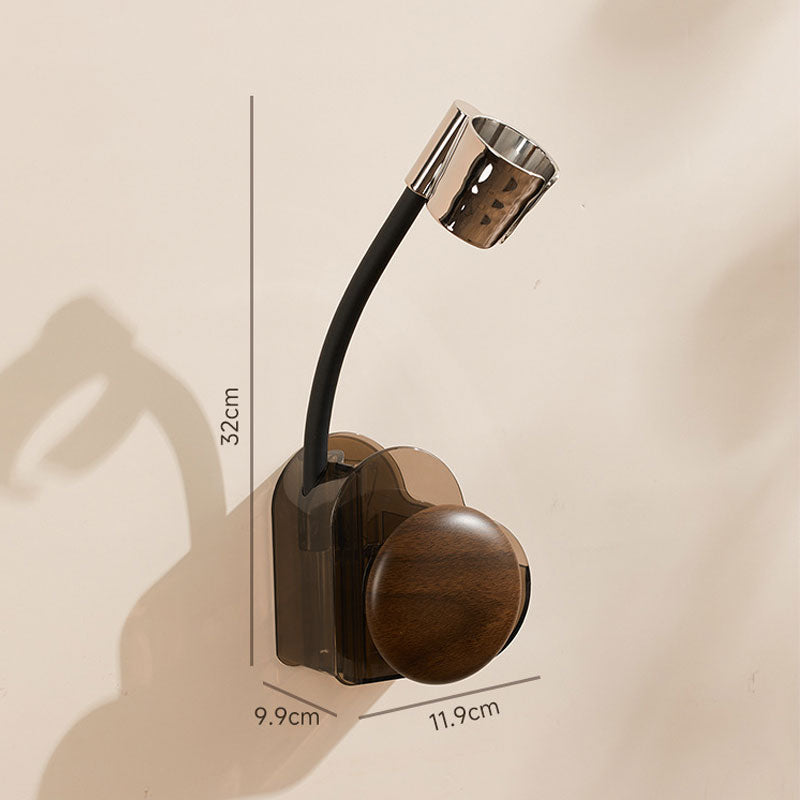 360° justerbar vägghållare för hårtork – handsfree-fäste för badrum och salongbruk