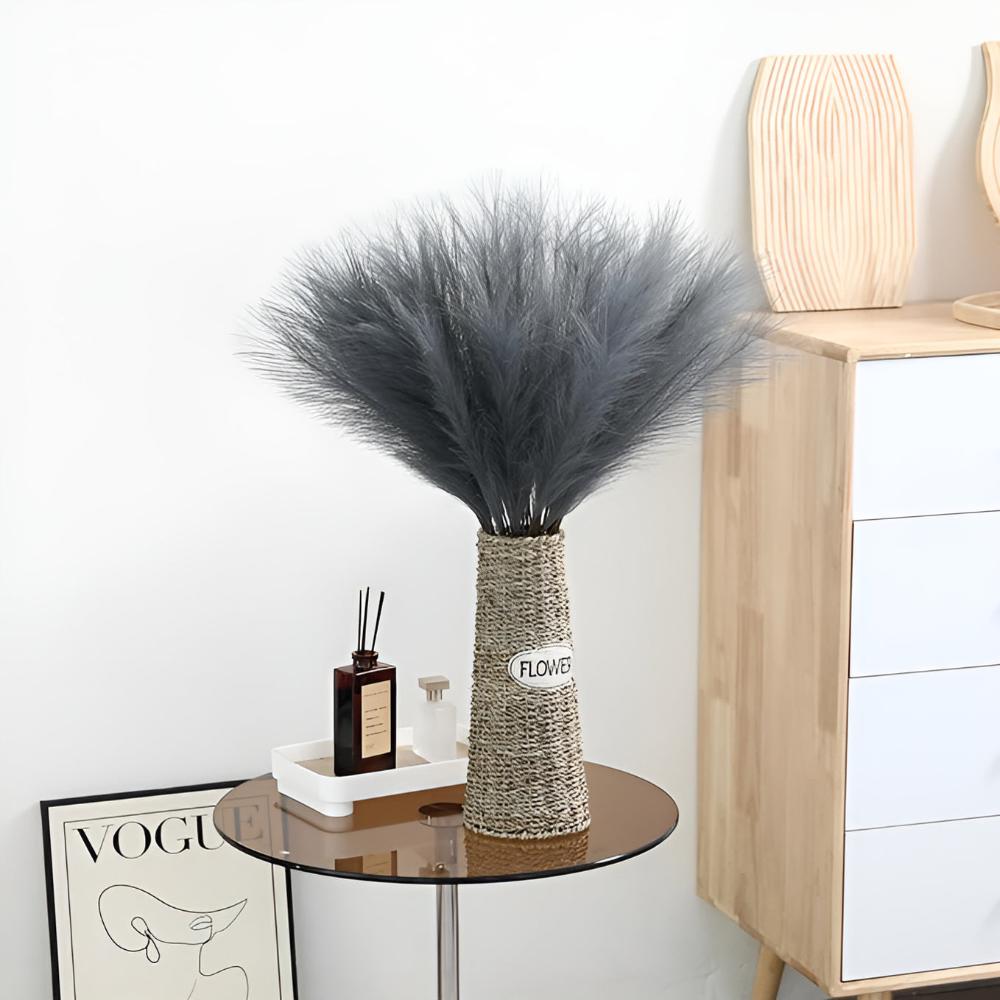 Lush Faux Pampas grässtamlar – enkel elegans