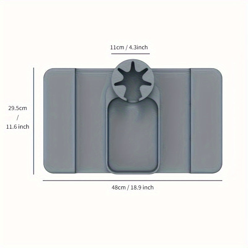 Armstödsorganisatör med mugghållare i soffa – Soffhållare för snacks, drycker och fjärrförvaring