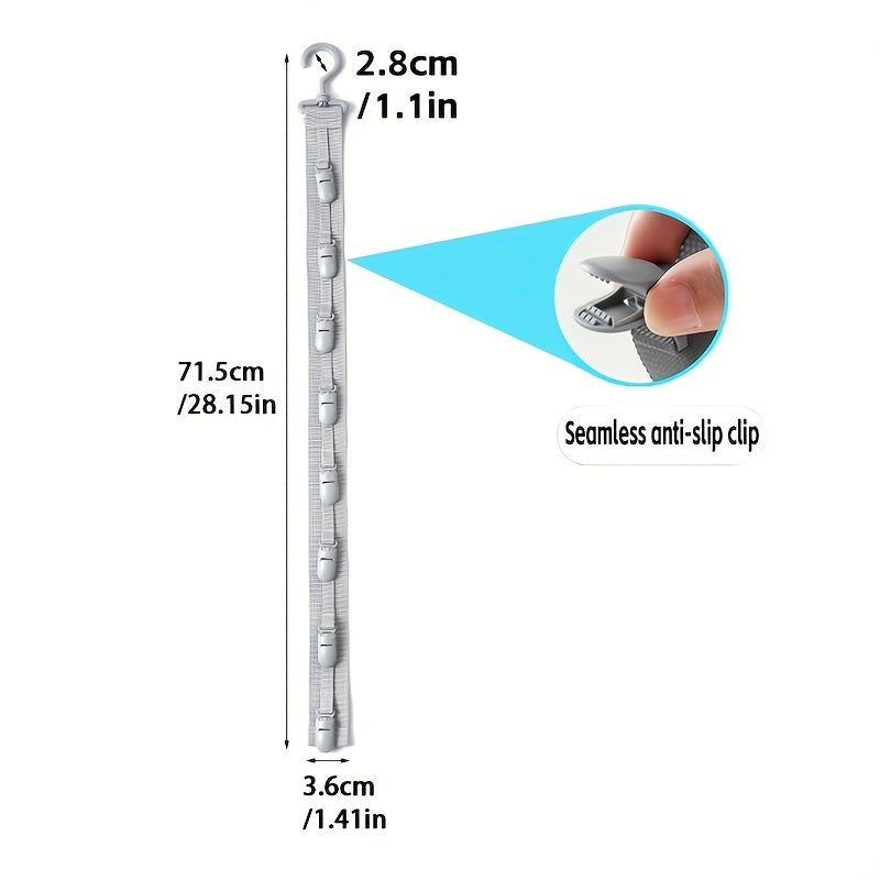 Väggorganisatör för flera kepsar – Kompakt förvaringsställ för basebollkepsar