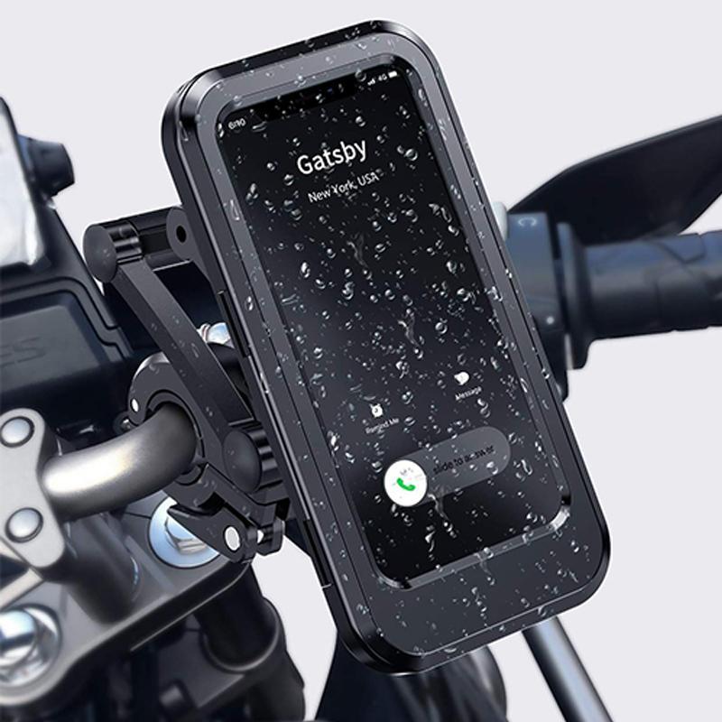 15W cykelhållare för powerbank - Vattentät styrhållare med snabbladdning och stötsäker design