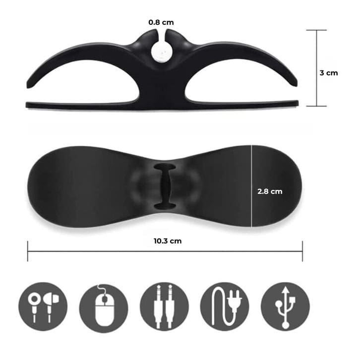 5+5 Gratis - Självhäftande kabelfördelare