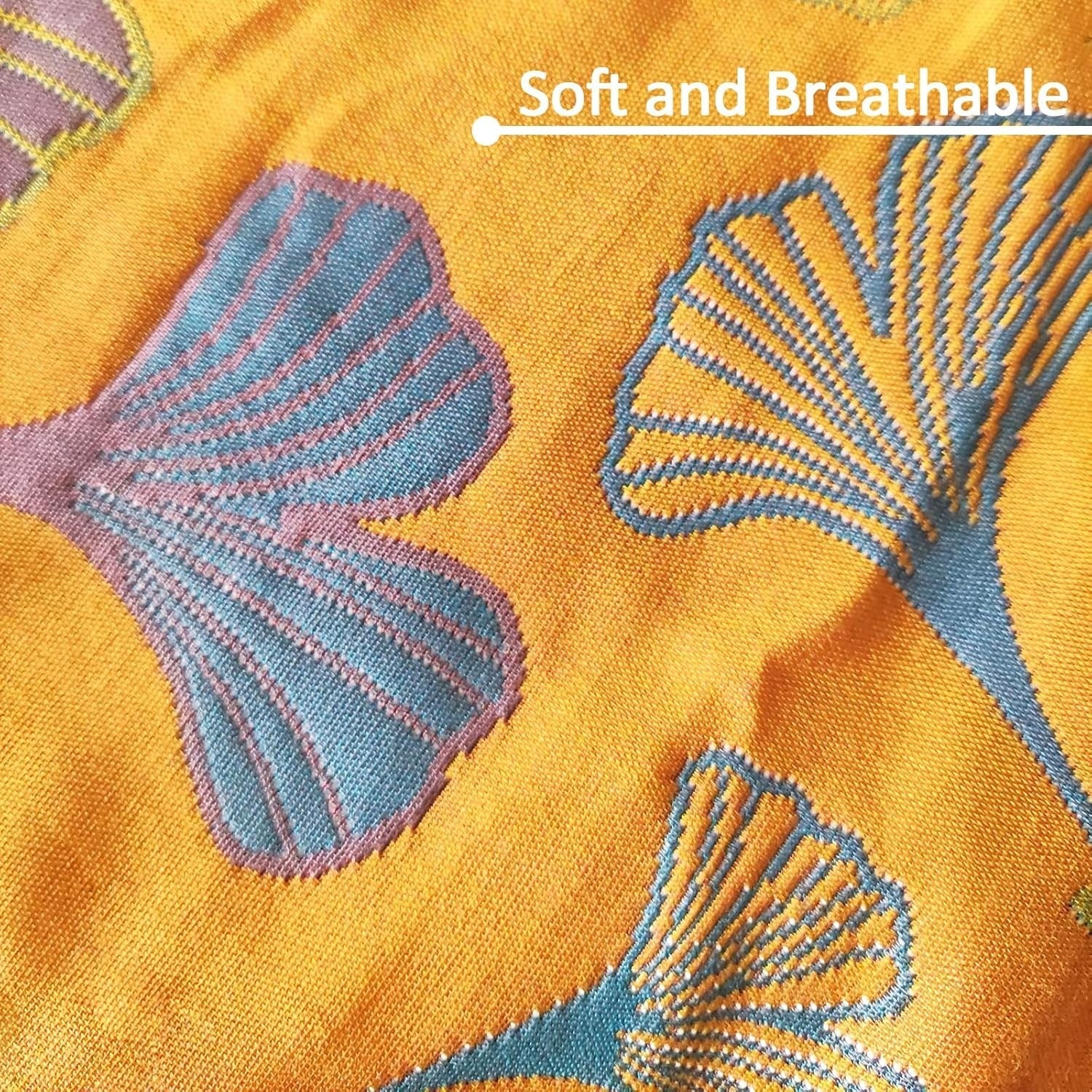 GinkgoLuxe broderade kuddar – Elegant bomullskomfort