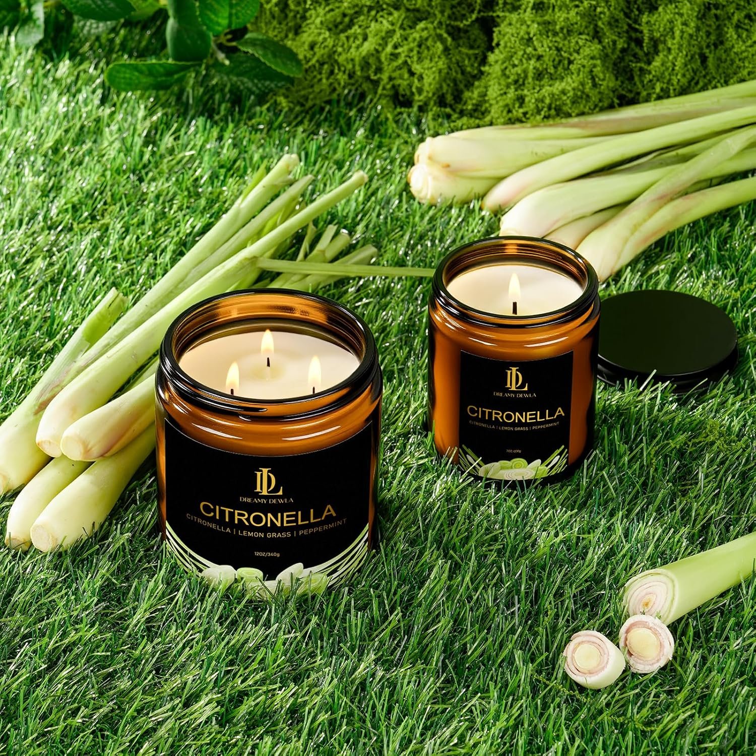 Kanelskördeljus – 50 timmars sojaljus för Thanksgiving och heminredning