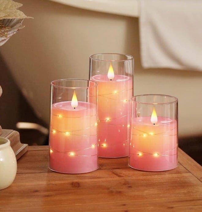 Batteridrivna LED-flamlösa ljus – Realistisk dekorativ stämningsbelysning för hemmet