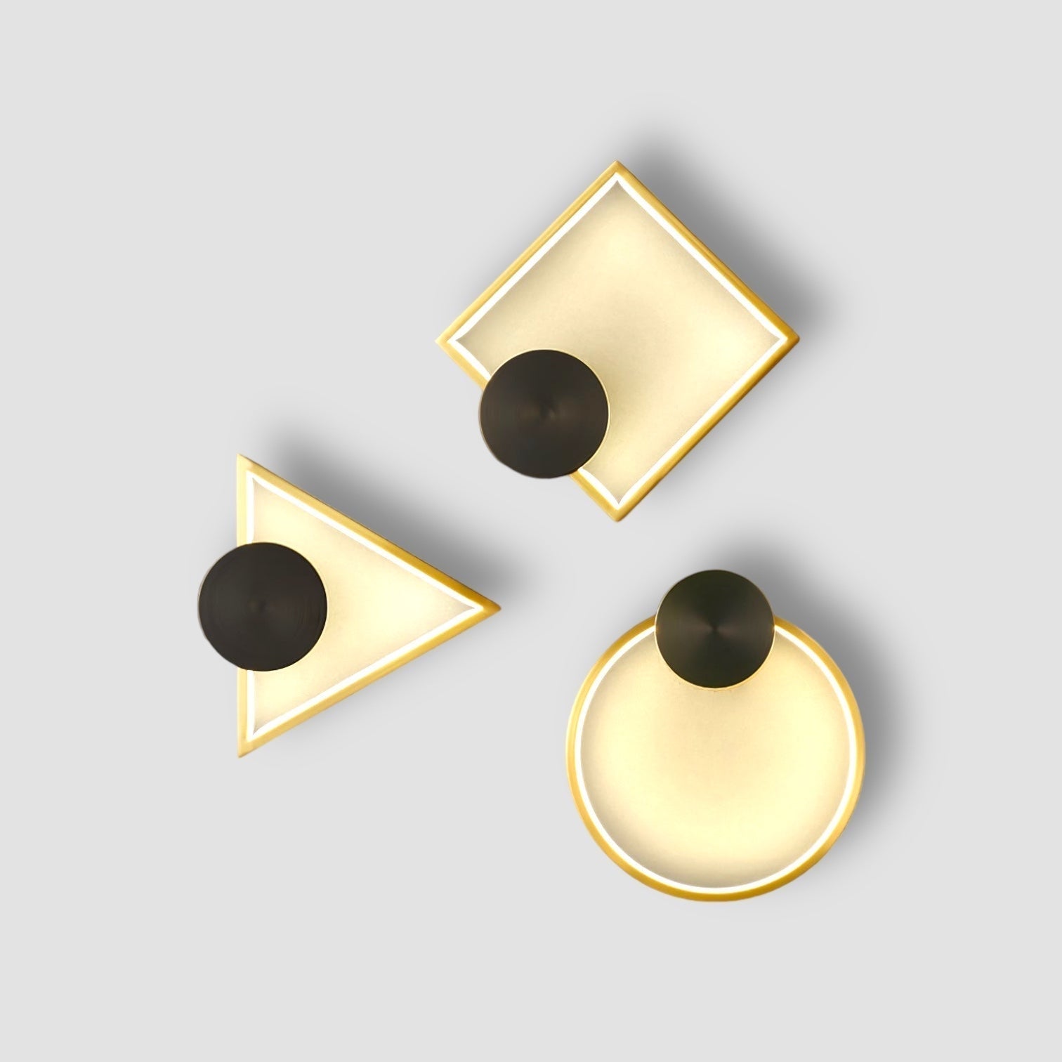 Modern geometrisk LED-vägglampa - Snygg minimalistisk lampa