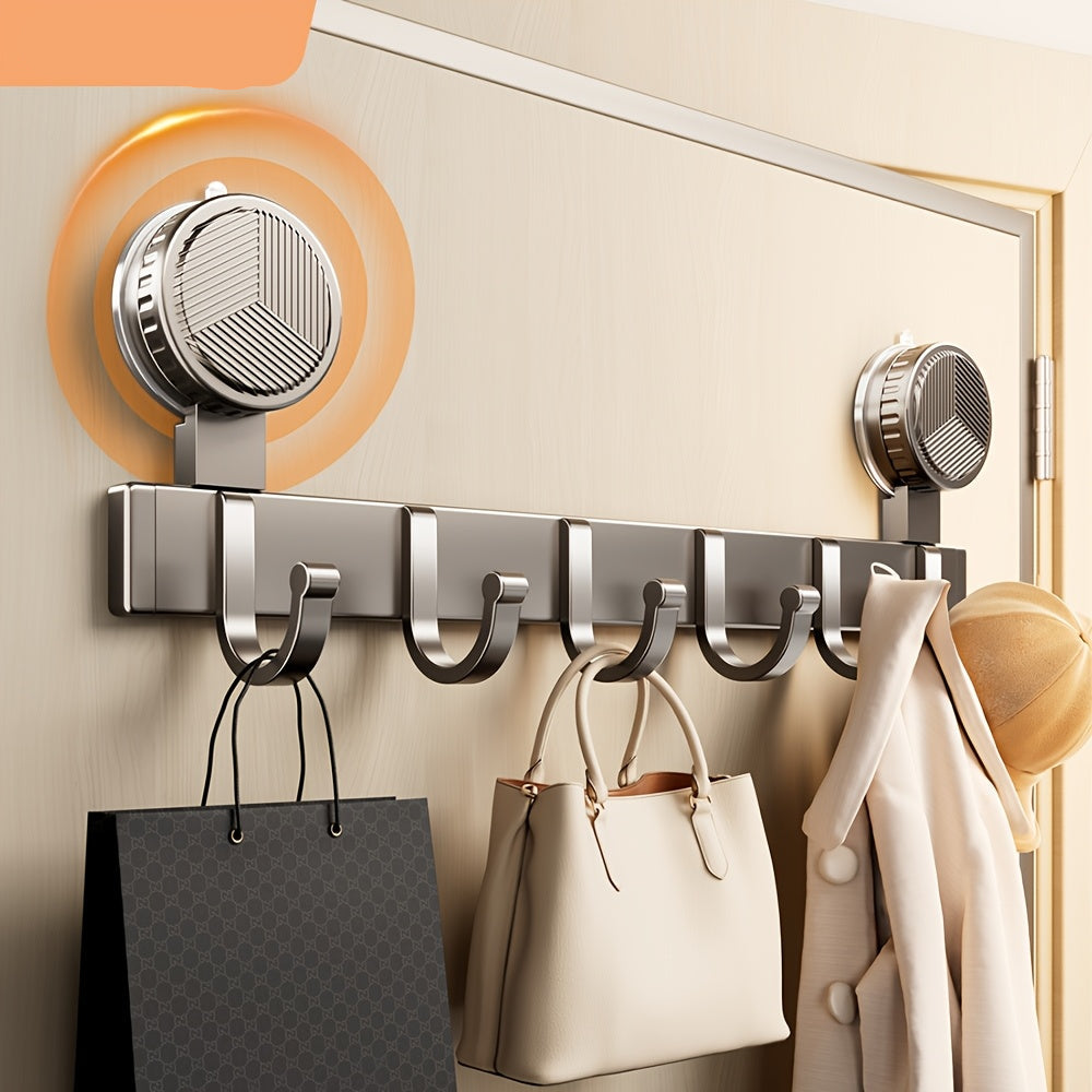 Stark sugkrok för dörren – Mångsidig förvaring för handdukar, rockar och accessoarer