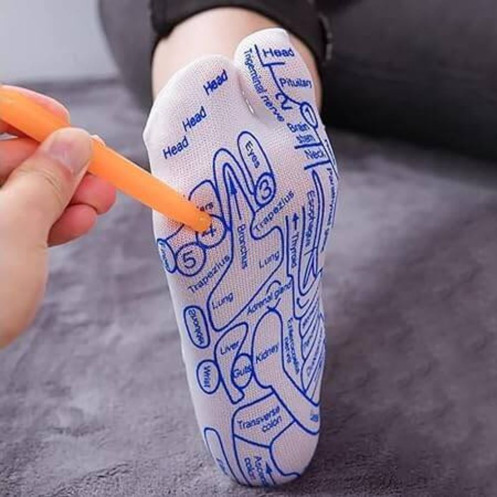 Terapeutiska reflexstrumpor – Stimulerar fötter och ökar blodcirkulationen och komforten