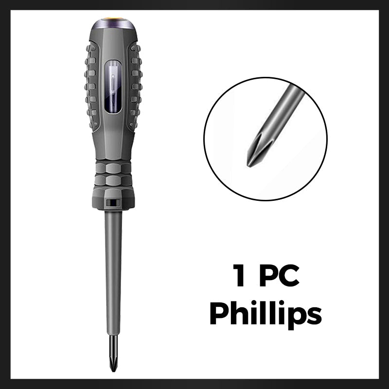 Multifunktionell magnetisk skruvmejsel – Högt vridmoment med inbyggd spänningsdetektor