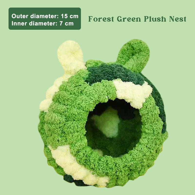 Mysigt vinterfågelskydd – Mjukt plyschhängande bo för värme och skydd utomhus