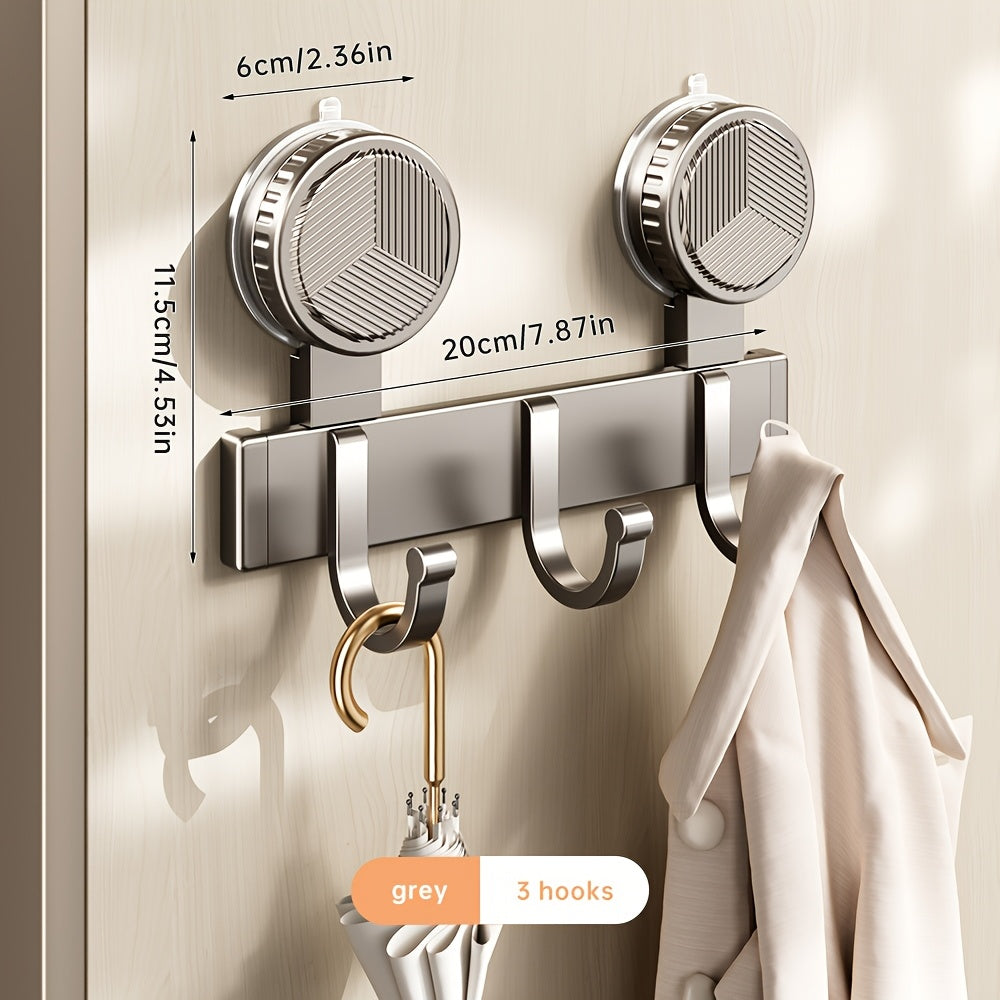 Stark sugkrok för dörren – Mångsidig förvaring för handdukar, rockar och accessoarer