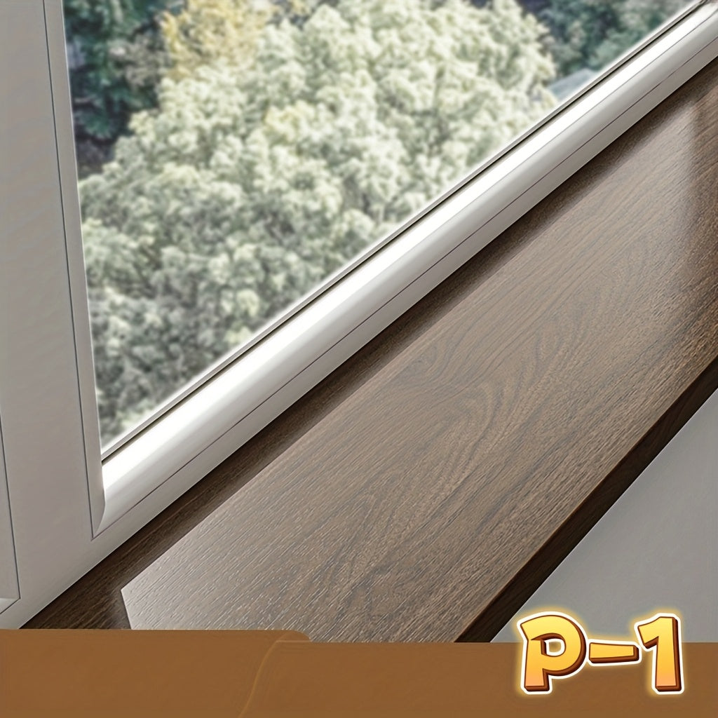 Träfibervinylöverdrag för fönsterbrädor – Reptålig självhäftande dekorativ panel