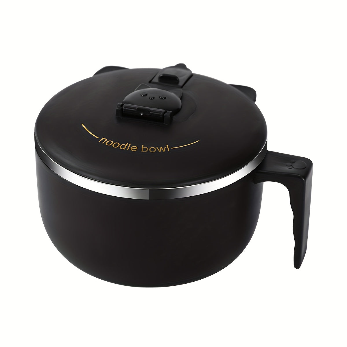 Värmelagrande matbehållare - 1300 ml sopp- och matskål i rostfritt stål