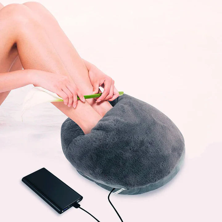 Mysig uppvärmd fotvärmare – Extra stor elektrisk fotvärmare