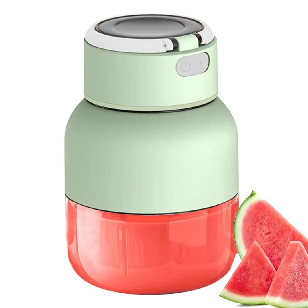 Kompakt 2-i-1 juice- och smoothiemaskin för resor och hemmet